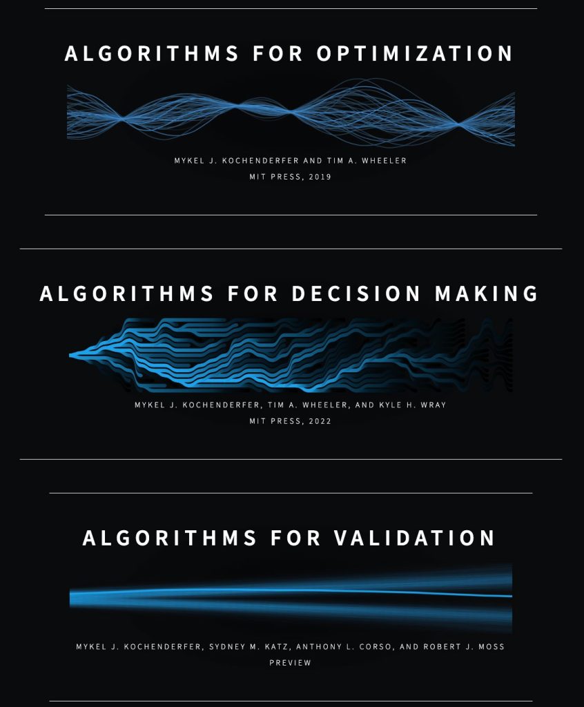 Algorithms Book Series by Kochenderfer et al.