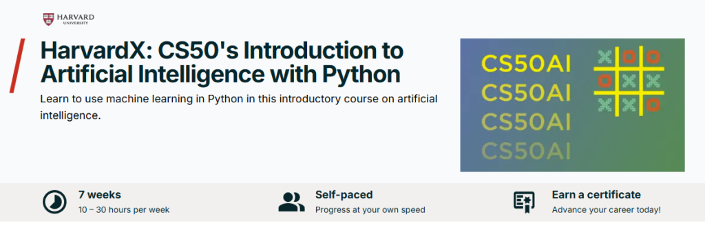 HarvardX: CS50's Introduction to Artificial Intelligence with Python